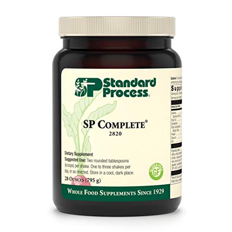 Standard Process - SP Complete - Whole Food Nutritional Supplement, Protein, Calcium, Antioxidant Activity, Supports Intestinal, Muscular, and Immune System, Gluten Free, Vegetarian - 28 oz. (795 g)