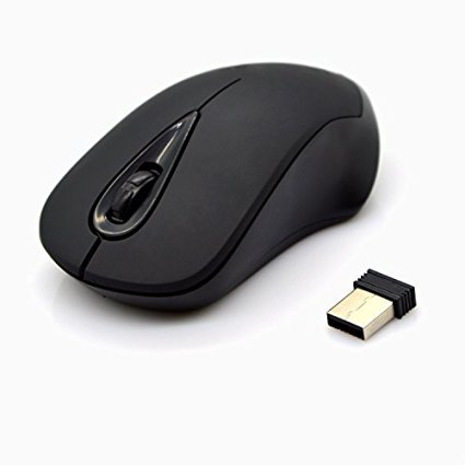 VAlinks® 2.4G Wireless Cordless Smart Ergonomic Optical Mute Silent Click Mouse Mice for Gaming, Working, Household and etc.