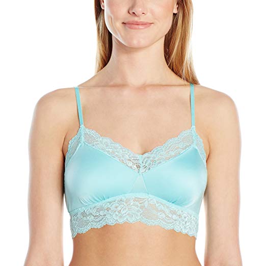 Mae Women's Microfiber Longline Lace Bralette (for A-C cups)