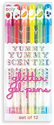 OOLY, Yummy Yummy Scented Glitter Gel Pens 2.0 - Set of 12