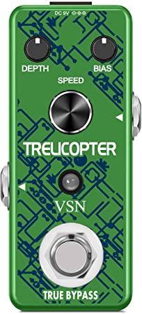 VSN Trelicopter Effects Pedals Guitar Tremolo Pedal True Bypass