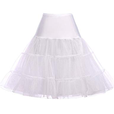 GRACE KARIN Women 50s Petticoat Skirts Tutu Crinoline Underskirt CL8922