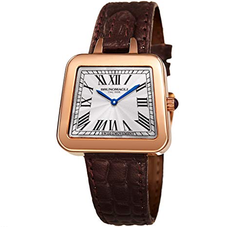 Bruno Magli Women's Emma 1141 Swiss Quartz Italian Leather Strap Watcc