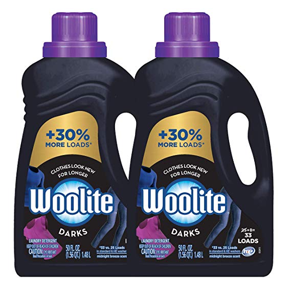 Woolite Dark Care Laundry Detergent, 50 oz (Pack of 2)