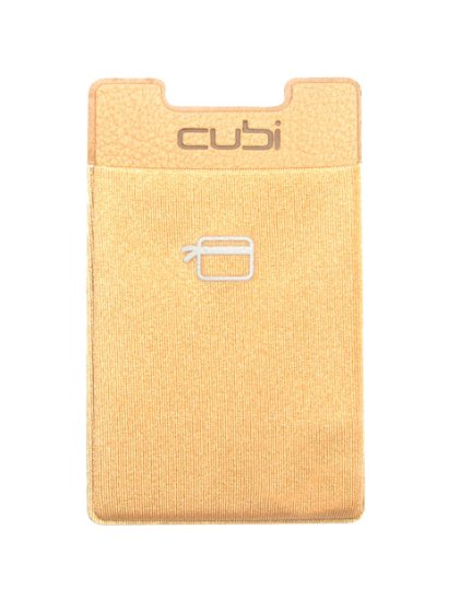 CardNinja Ultra-slim Self Adhesive Credit Card Wallet for Smartphones, Gold