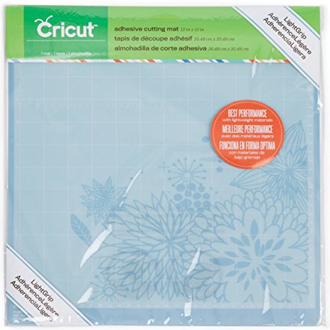 Cricut LightGrip Adhesive Cutting Mat, 12 by 12