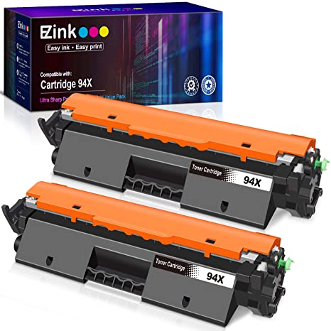 E-Z Ink (TM) Compatible Toner Cartridge Replacement for HP 94X CF294X High Yield 94A CF294A to use with Laserjet M118dw, M148dw, M148fdw, M118, M148 Printer (High Yield, Black, 2 Pack)