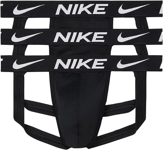 Nike Men`s Dri-FIT Essential Micro Jock Strap 3 Pack