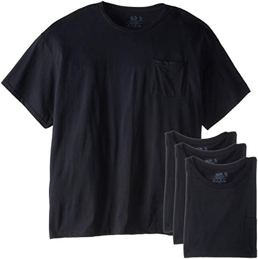 Fruit of the Loom Men's Pocket T-Shirt Multipack