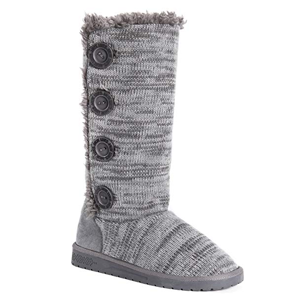 MUK LUKS Women's Liza Grey Fashion Boot