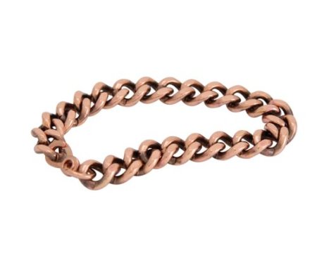 Apex Copper Bracelet, Wide Link Size (3/8")