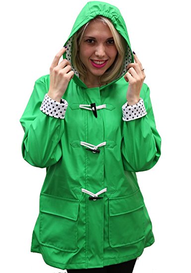 Women's Apparel No. 5 Hooded Toggle Rain Coat