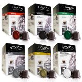 ESPRESSO VARIETY PACK 100 Count Lavica Discovery Series Nespresso Compatible Coffee Capsules