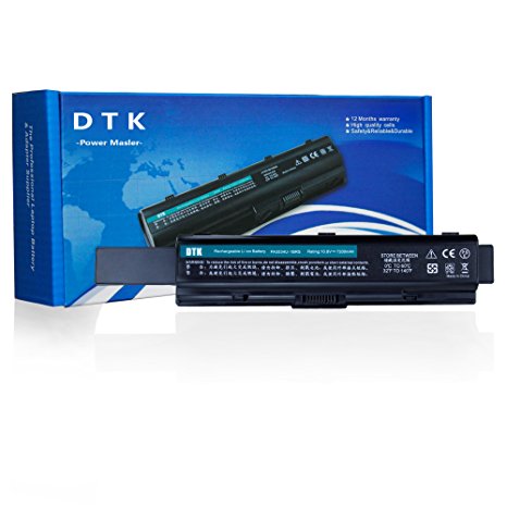 Dtk® New High Performance Laptop Battery Replacement for TOSHIBA PA3534U-1BRS PA3533U-1BRS PA3535-1BAS EQUIUM SERIES Satellite A200 A205 A210 A215 A305 A350 A500 A505 L200 L202 L300 L305 L500 L505 M200 M202 M203 [10.8V 6600MAH 9CELLS]