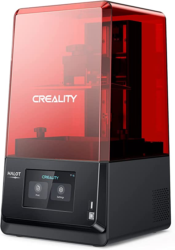 Creality Official Resin 3D Printer HALOT-ONE PRO, 7.04-inch 3K Mono LCD, Self-Developed Integral Light Source, 5-inch HD Touch Screen, Build Volume: 130*122*160 mm