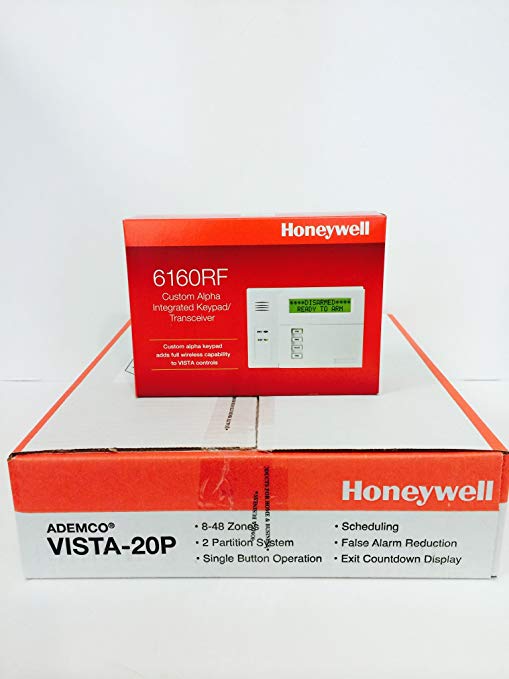 Honeywell Vista 20P and 6160RF Keypad Kit Package