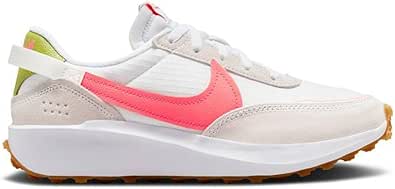 NIKE Womens Waffle Debut Adult FJ4572-100 (White/HOT Punch-Bright C), Size 9.5