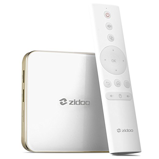 Android 7.0 TV Box Zidoo H6 Pro Media Player Quad-Core 2G/16G Dual Band WiFi HDMI 2.0a 4K H.265 UHD 1000Mbps