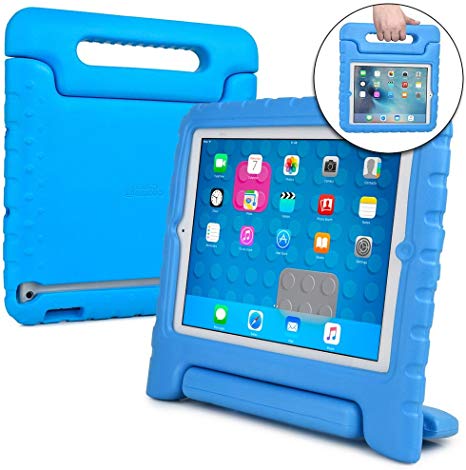 Cooper Dynamo [Rugged Kids Case] Protective Case for iPad 4, iPad 3, iPad 2 | Protective Child Proof Cover, Stand, Handle, Screen Protector (Blue)