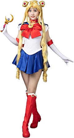 Cosfun Best Sailor Tsukino Usagi Serena Cosplay Costume mp000139
