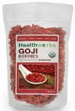 Healthworks Certified Organic Goji Berries 16 Ounce