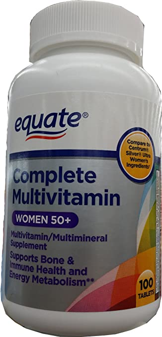 Equate Complete Multivitamin Women 50 , 100 Tablets