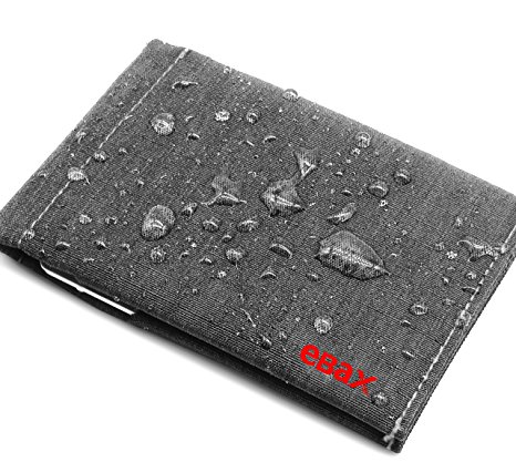 Ebax Mens Bifold Minimalist Slim Front Pocket Wallet
