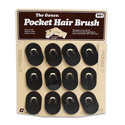 Genco Pocket Brush Easel Display (12 Piece) Black