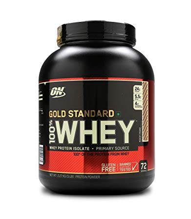 Optimum Nutrition (ON) Gold Standard 100% Whey Protein Powder - 5 lbs, 2.27 kg (Rocky Road)