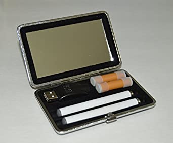 High End Quality Electronic E cigarette Case with inside Mirror- GD-1144-2 (FREE CAR sticky pad for Phone PDA MP3 MP4)