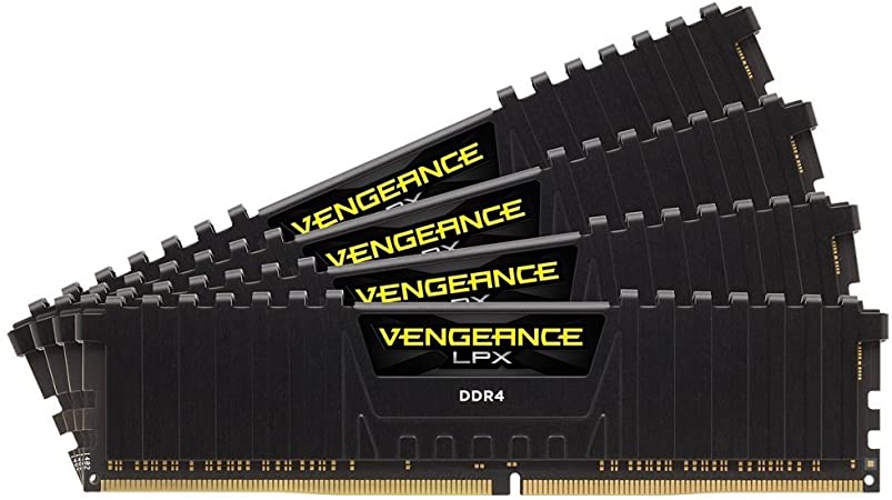 Corsair CMK16GX4M4B3000C15 Vengeance LPX 16GB (4 x 4GB) DDR4 DRAM 3000MHz (PC4-24000) C15 memory kit for DDR4 Systems