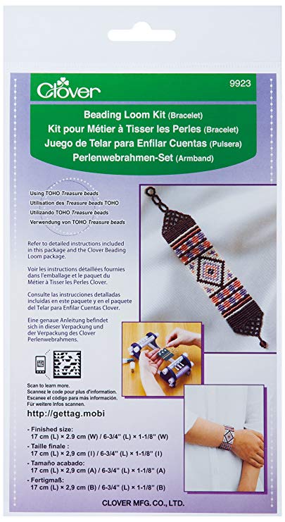 Clover 9923 Beading Loom Kit, Bracelet