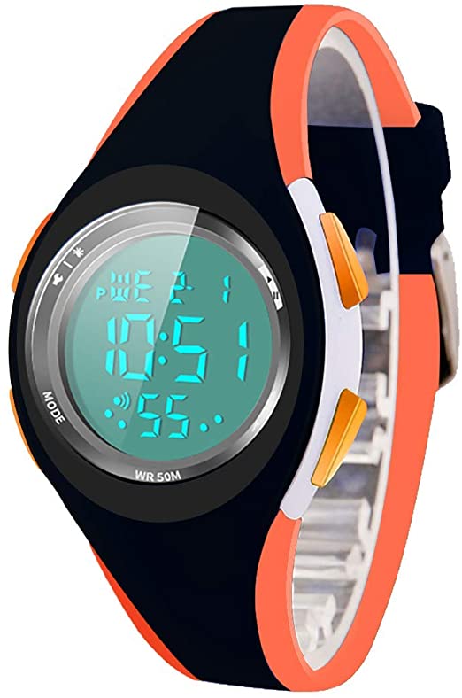 Kids Watch, Boys Sports Digital Waterproof Led Watches with Alarm Wrist Watches for Boy Girls Children Watch D