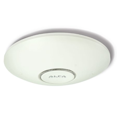 Alfa AP120C Enterprise Wall & Ceiling Mount Indoor Access Point - Concurrent Dual-Radios 2.4GHz   5GHz MIMO, Indoor AP CPE