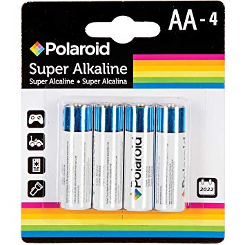 Polaroid Super Alkaline Batteries Super AA - 4/ Pack