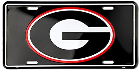 University of Georgia License Plate Tin Sign 6 x 12in