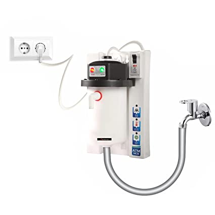 Campfire Spring Chef Prolix Instant Portable Water Heater Geyser 1Ltr. for Use Home Spoons Set | Restaurant | Office | Labs | Clinics | Saloon | with Installation Kit (Multicolor)