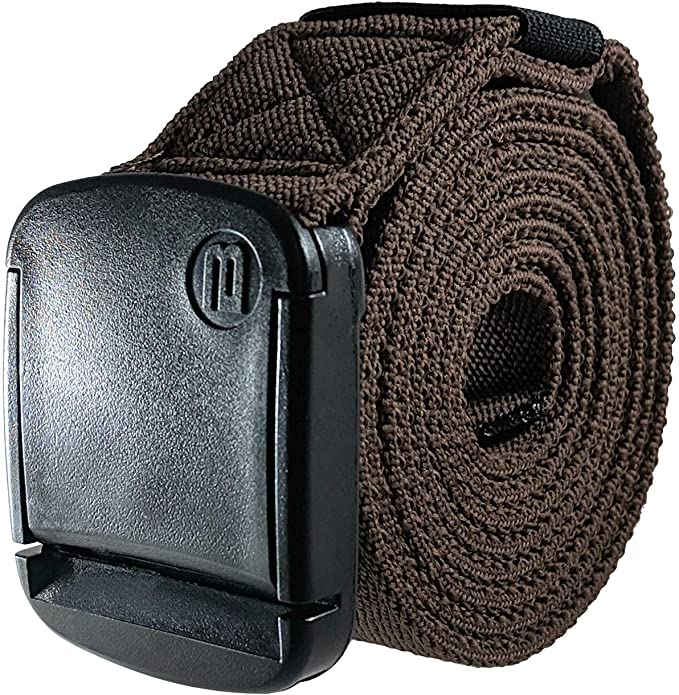 BETTA 1.5 Inch Wide Men's Elastic Stretch Belt with Fully Adjustable High-Strength Buckle