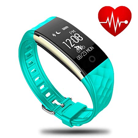 Fitness Tracker With GPS- TopYart Heart Rate Monitor Health Tracker Activity Fitness Wristband Pedometer Sleep Monitor/ Call Notification Reminder/ Calorie Counter/ Remote Camera for Android IOS Smartphone Waterproof
