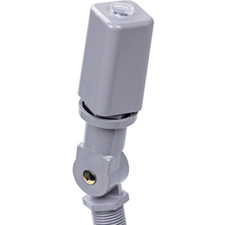 Intermatic EK4736S Select Grade Fixed Mount Electronic Photocontrol with Stem, Swivel and Top Lens