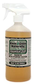 Kleen Green 24oz Non Toxic Spray Assist's in the Removal of Invisible Biting Mites, Bird Mites, Scabious Mites, Dust Mites, Fleas, lice & Itchy Skin Problems