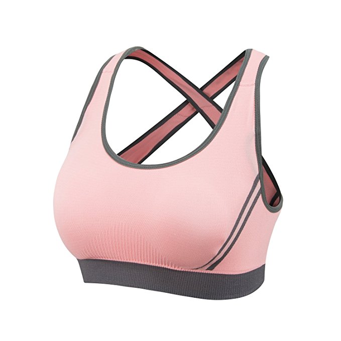 Beownwear Women's Wireless Moving Comfort Sports Bra
