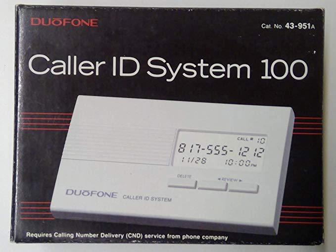 Radio Shack, Caller Id/call Waiting Id Box