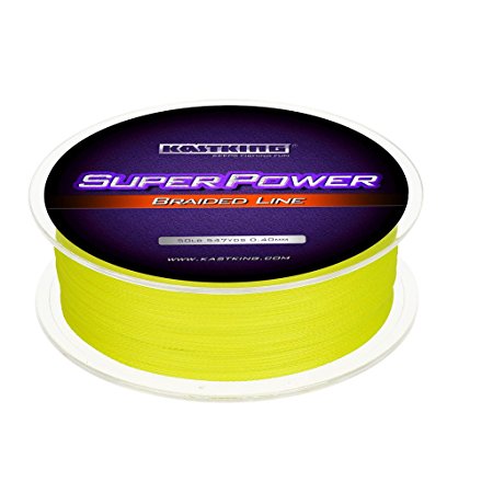 KastKing SuperPower Braided Fishing Line - Abrasion Resistant Braided Lines – Incredible Superline – Zero Stretch – Smaller Diameter – A Must-Have!