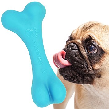Durable Dog chew toys, Great Puppy Teething Toys. Promotes Healthy Chewing. Pet Doctor Recommended dog chew bone toys. Guarantee Tough.