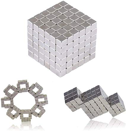 LYiUP Magnetic Cube 5MM 216pcs Magnets Sculpture Building Blocks Fidget Gadget Toys for Intelligence Learning Office Stress Relief Toys for Adults