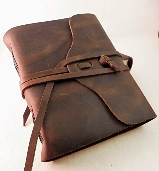 Medium Rustic Travel Journal with Handmade Paper