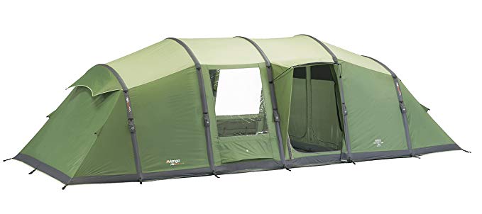 Vango Waterproof Odyssey 800 Outdoor Tunnel Tent available in Green - 8 Persons