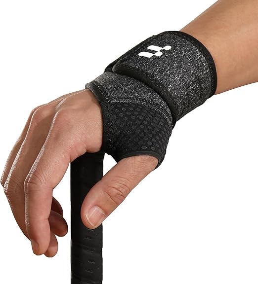 Fitomo Wrist Brace with Soft Thumb Opening for Mild Carpal Tunnel Tendonitis Arthritis Sprains, Compression Hand Brace for Women Men, Wrist Support Strap for Sports Work Typing Sleeping(Right)