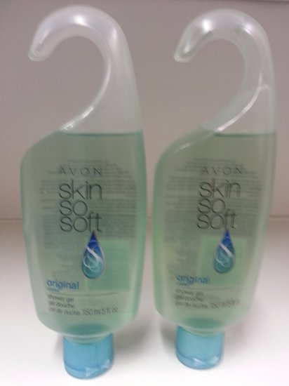 LOT OF 4 Avon SSS Skin So Soft Shower Gel Original   Jojoba, Shower Gels